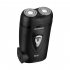 Vorui Electric Shaver Dual Blade Floating Head Rechargeable Portable Beard Shaving Machine Trimmer Black