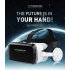 Vr Glasses Multi function Virtual Reality Helmet Glasses With Bluetooth Headset white