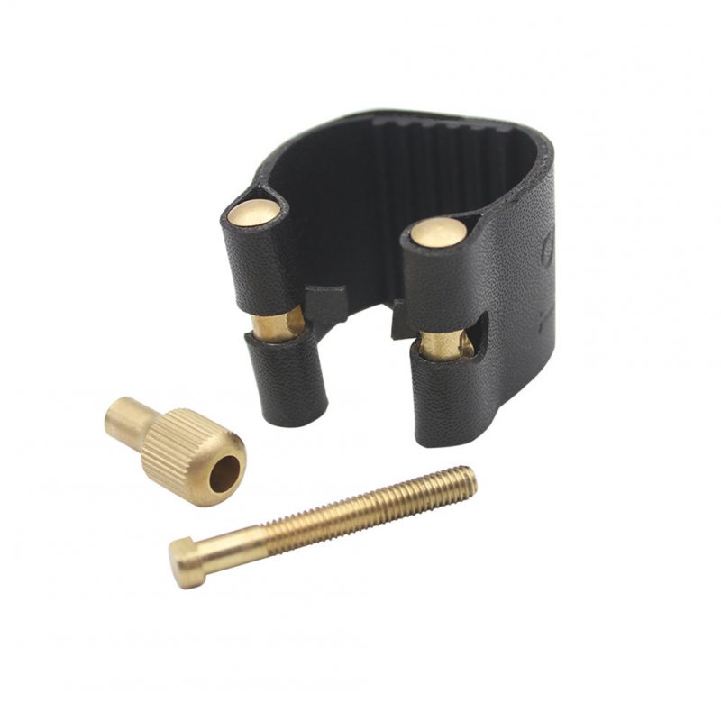 2Pcs Black Tube Leather Whistle Head Picker Pickup for Clarinet Accessaries(Opp+Carton) black
