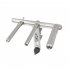 W11 Multifunctional Stand Repair Tool for Trumpet Trombone French Horn Tuning Tube Polishing Bracket Wind Instrument Sanding Support Frame Silver