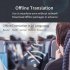 W12 Voice Real Time Language Translator Device 98  High Accuracy Real Time Translator with 144 Multi Languages Black