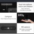 W12 Voice Real Time Language Translator Device 98  High Accuracy Real Time Translator with 144 Multi Languages Black