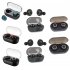 W12 Wireless Earbuds With Charging Case Headphones Noise Canceling Earphones For Sports Working Hiking Black Silver Circle Color Box