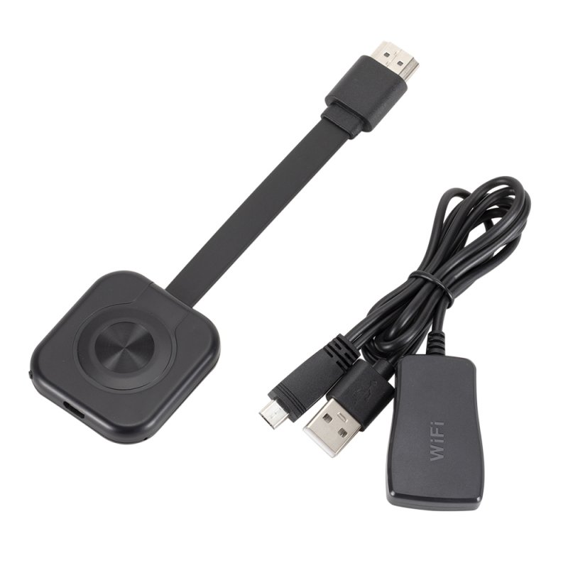W13 Wireless High-definition Hdmi Projector Mobile Phone Wifi Screen Display Adapter Mobile Computer Projector black