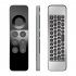 W3 Air Mouse Wireless Remote Control with Ir Learning Voice Inputting Double Faced Air Fly Mouse Black