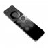 W3 Air Mouse Wireless Remote Control with Ir Learning Voice Inputting Double Faced Air Fly Mouse Black