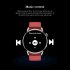 W3  Smart  Watch 1 28inch Full Touch Sport Fitness Watch Ip68 Waterproof Bluetooth compatible Answer Call Smartwatch Silver plate red silicone