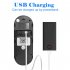 W3 WiFi Doorbell Camera Two Way Audio Anti Theft Alarm Video Door Bell Night Vision Anti Theft Alarm Video Doorbell black