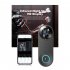 W3 WiFi Doorbell Camera Two Way Audio Anti Theft Alarm Video Door Bell Night Vision Anti Theft Alarm Video Doorbell black
