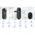 W3 WiFi Doorbell Camera Two Way Audio Anti Theft Alarm Video Door Bell Night Vision Anti Theft Alarm Video Doorbell black