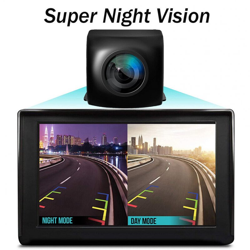 Backup Camera for Trucks 7 inch Dvr Monitor System Waterproof Night Vision Rear View Camera Kit 