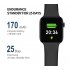 W4P Bluetooth 4 2 Smart Bracelet Heart Rate Blood Pressure Monitoring 1 54 inch LCD Watch Silver gray