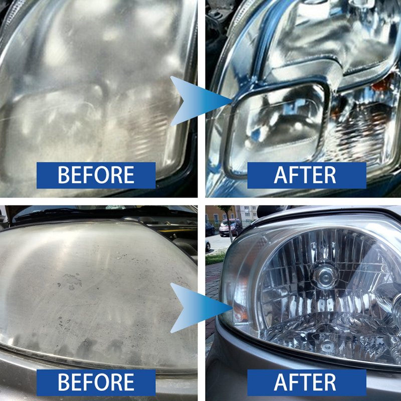 Resin Headlight Repairing Agent Set Anti-scratch Plating Polishing Refurbishment Fluid 