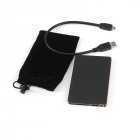 W5000 Adapter Hard Drive Enclosure SFF-8784 to USB 3.0 Hard Drive Case for WD5000MPCK WD5000M22K WD5000M21K black