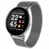 W8 Smart Watch Ladies Weather Forecast Fitness Sports Tracker Heart Rate Monitor Smartwatch Android Women Men s Watches Smart Bracelet Black steel