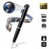 W9 1080p HD Mini Camera Pen Portable Dvr Professional Digital Voice Video Recorder Pen Black