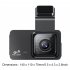 WIFI Dash Cam 3  IPS Screen Front Rear Dual Dash Camera 120   Wide Angle Driving Recorder Loop Recording App Control black