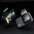 WIFI Dash Cam 3  IPS Screen Front Rear Dual Dash Camera 120   Wide Angle Driving Recorder Loop Recording App Control black