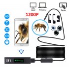 WIFI Endoscope Camera HD 1200P Mini Waterproof Hard Wire Wireless 8mm 8 LED Borescope Camera For Android PC IOS Endoscope 3.5m