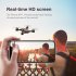 WIFI FPV Long Battery RC Drone Wide Angle Selfie Quadcopter High Definition Helicopter Altitude Toys Black 200w