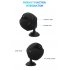 WIFI  IP Camera V2 Cloud Storage High Definition Home Security Monitor Outdoor Portable black