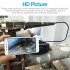 WIFI Industrial Endoscope 1080P HD Borescope Inspection Camera 8mm IP67 Waterproof Camera With 8 Adjustable LED Lights black