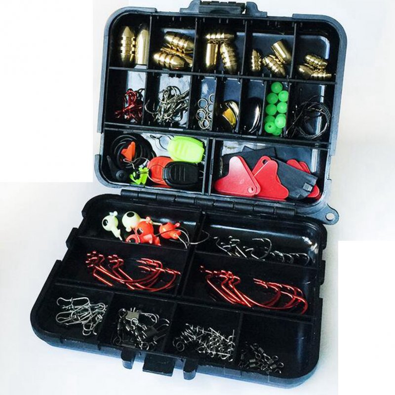 128 Pieces / Set 20 Types Lure Fishing KIT Fishing Tackle Box