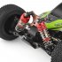 WLtoys 144001 RTR 2 4GHz RC 1 14 Scale Drift Racing Car 4WD Metal Chassis Shaft Ball Bearing Gear Hydraulic Shock Absober green with two batteries