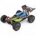 WLtoys 144001 RTR 2 4GHz RC 1 14 Scale Drift Racing Car 4WD Metal Chassis Shaft Ball Bearing Gear Hydraulic Shock Absober green with three batteries