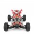 WLtoys 144001 RTR 2 4GHz RC 1 14 Scale Drift Racing Car 4WD Metal Chassis Shaft Ball Bearing Gear Hydraulic Shock Absober red with three batteries