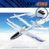 WLtoys F959s RC Airplane with Gyro Sky King 3ch Push Speed Glider Remote Control Aircraft Model Blue