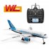 WLtoys XK A170 RC Airplane 660mm Wingspan 4 Channel Remote Control Airplane 3D 6G Brushless Motor EPO Material Outdoor Drone 2 batteries