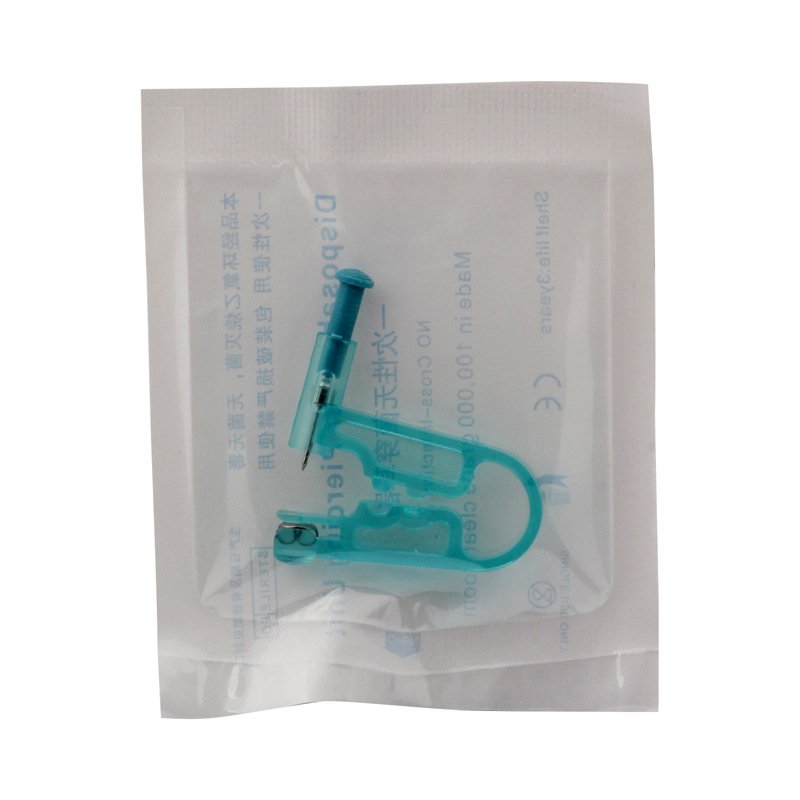 Healthy Safety Asepsis Disposable Nose Ear Studs Piercing Gun Piercer Tool  