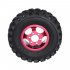 WPL 6x6 Double RC Car Wheel Tire for WPL B16 B36 JJRC Q60 Q63 Q64 Vehicle Models red