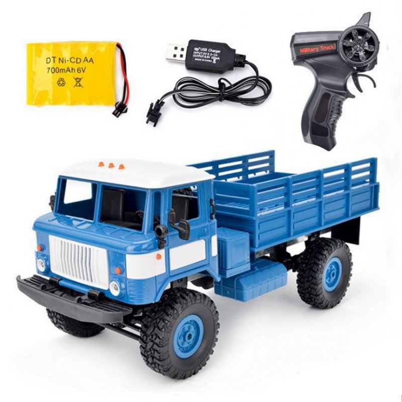 WPL B-24 1/16 RTR KIT 4WD RC Truck 2.4GHZ blue_Vehicle RTR