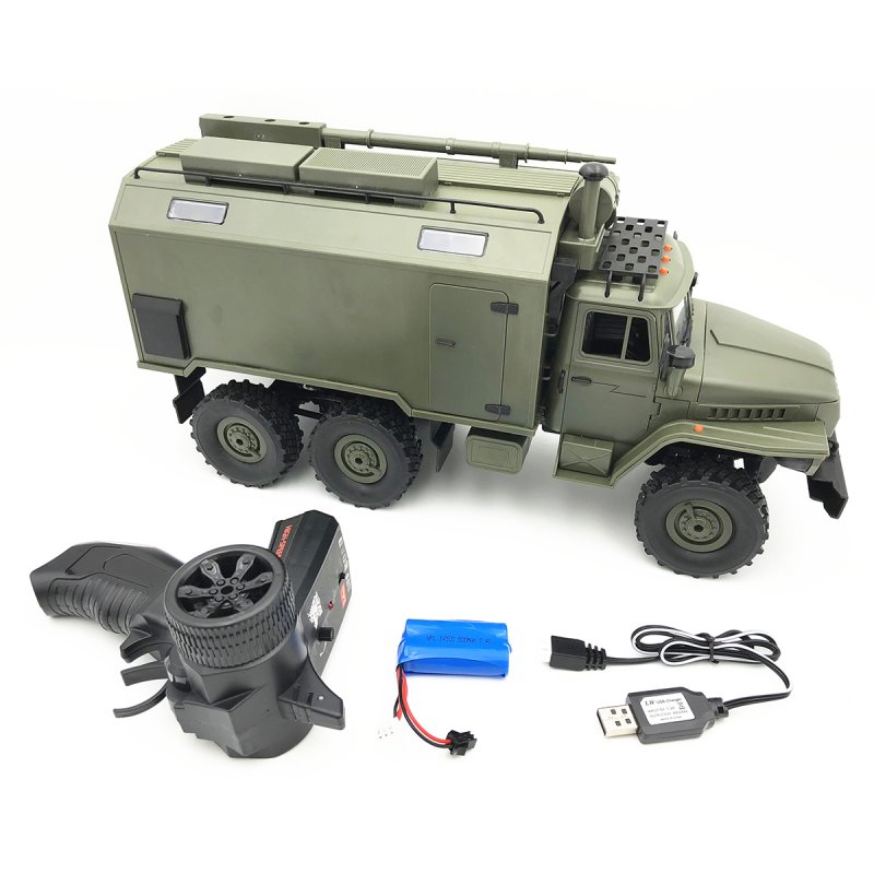 WPL B36 Ural 1/16 2.4G 6WD Rc Car Military Truck Rock Crawler Command Communication Vehicle RTR Toy RTR type_1:16