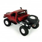 WPL C14 1:16 2CH 4WD Children RC Truck 2.4G Off-Road <span style='color:#F7840C'>Car</span> Electric RC Truck 15km/H Top Speed RTR/KIT Mini Racing <span style='color:#F7840C'>Car</span> Toy red_KIT