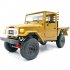 WPL C44KM 1 16 Metal Edition Kit 4Wd Climbing Off Road Truck Diy Accessories Modified Upgrade Without ESC Battery Transmitter Receiver yellow