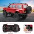 WPL C54 1 2 4GHz RC Rock Crawler 1 16 Scale 25km h High Speed 4x4 Remote Control Off Road Vehicle Model For Boys Girls Birthday Gifts Red 2 batteries