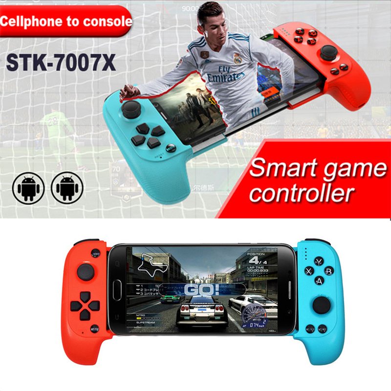 Wireless Bluetooth Game Controller Telescopic Gamepad Joystick for Samsung Xiaomi Huawei Android Phone PC 