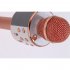 WS858 Mobile Phone Karaoke Microphone Wireless Bluetooth Capacitor Microphone Audio blue Karaoke microphone