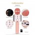 WS858 Mobile Phone Karaoke Microphone Wireless Bluetooth Capacitor Microphone Audio black Karaoke microphone