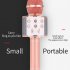 WS858 Mobile Phone Karaoke Microphone Wireless Bluetooth Capacitor Microphone Audio black Karaoke microphone