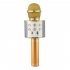 WS858 Mobile Phone Karaoke Microphone Wireless Bluetooth Capacitor Microphone Audio black Karaoke microphone
