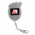 Foot Digital Photo Frame - Silver Color + 8MB Memory
