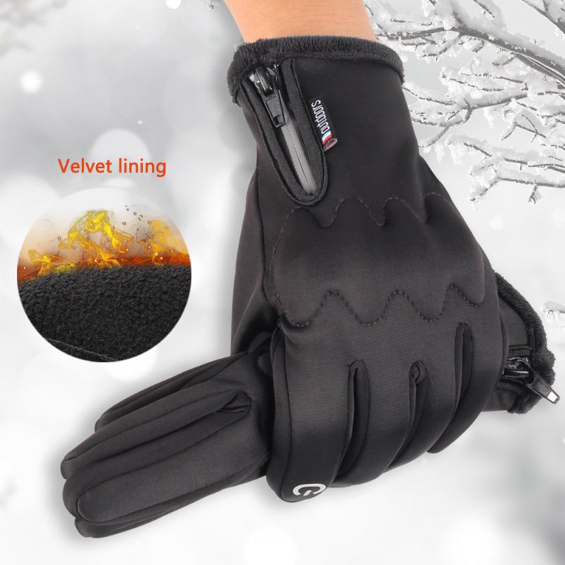 Winter Gloves For Men Women Full Palm Anti Slip Warm Touchscreen Full Finger Work Gloves For Cycling Hiking Running Skiing S