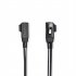 Walkie Talkie Earpiece With Mic 2 Pin Covert Air Acoustic Tube Headset Hands free For Bouncers Nightclubs black