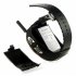 Walkie Talkie Watch Set    Edition   EU   Pair of stylish  matte black walkie talkies  also called 2 way radios  specially designed to fit on a wrist strap f
