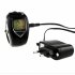 Walkie Talkie Watch Set    Edition   EU   Pair of stylish  matte black walkie talkies  also called 2 way radios  specially designed to fit on a wrist strap f