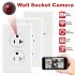 Wall Camera Outlet 1080P HD Wireless Wifi Ip Camcorder Remote Monitoring Home Security Surveillance Cam A Q36